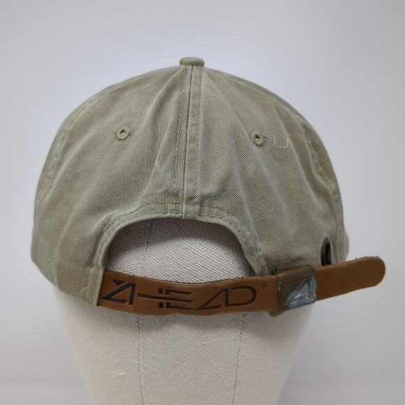 Palmetto Hall Baseball Cap Beige One Size Adjustable US Flag Patriotic Ahead - Picture 6 of 9